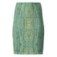 Bamboo Stripe Pencil Skirt