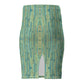 Bamboo Stripe Pencil Skirt