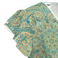 Minty Green Medalion Flounce wrap dress
