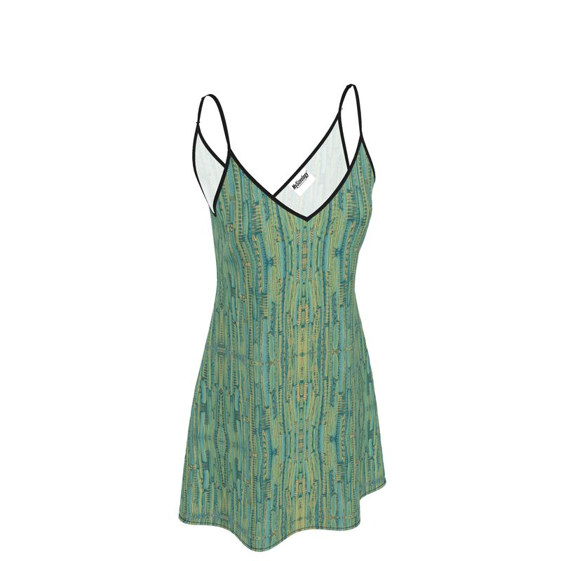 Bamboo Stripe Slip Dresss