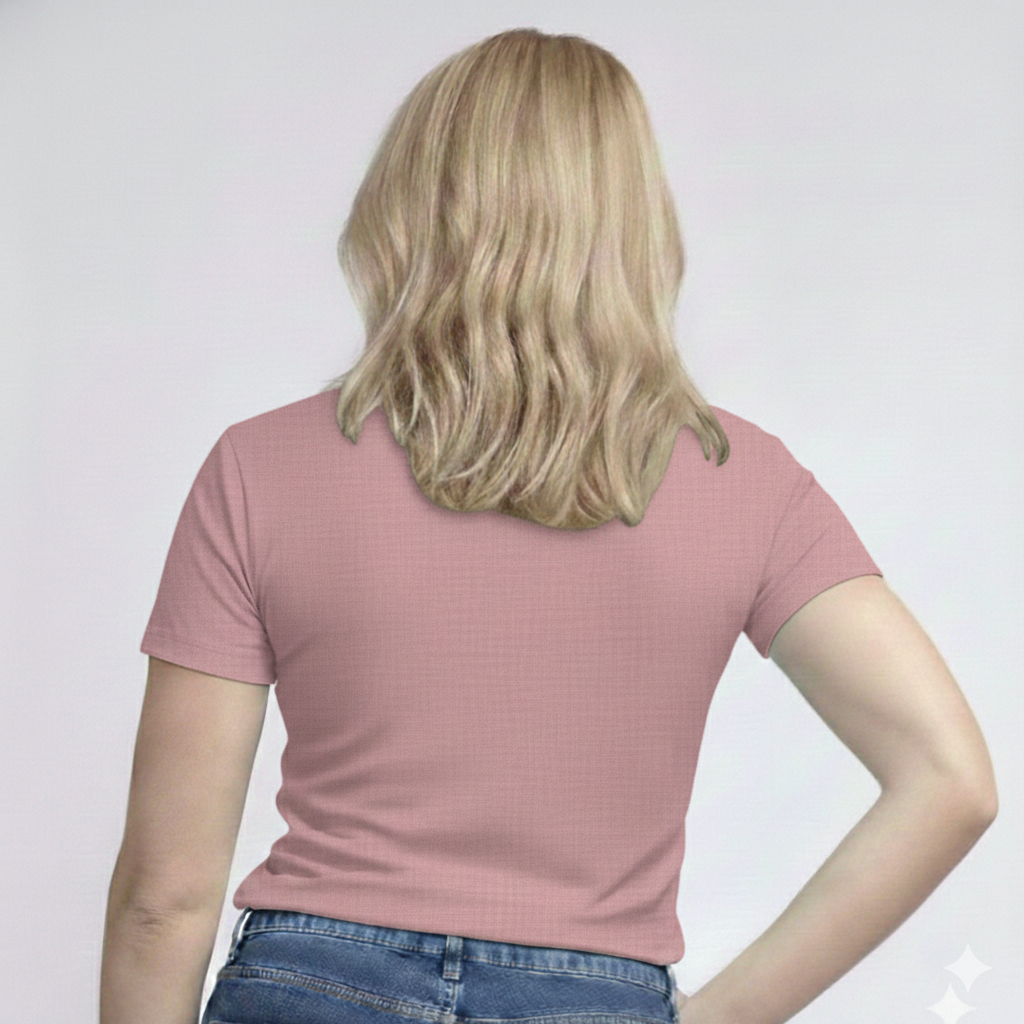 V-Neck Short Sleeve  Custom Sized T-shirt