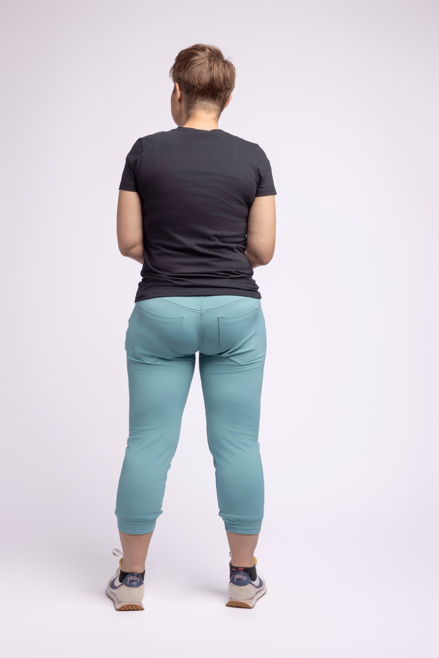 Ashlina's Elastic waist Crop Super soft & comfy pants - Made-to-Measure