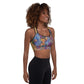 Venus Embrace - Padded Sports Bra - XS - 2XL- Purple & Gold Painted pattern -
