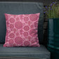 Pink Mandala Series, Pink Mandala Premium Pillow