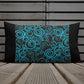 Spiral Black Premium Pillow