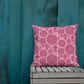 Pink Mandala Series, Pink Mandala Premium Pillow