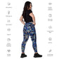 Sea Bubbles Crossover leggings with pockets