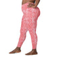Pink Palcades Yoga Leggings with pockets, Plus Size & Petite size