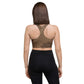 Bronze Bombshell Recycled Longline Sports Bra Avvailable in sizes XS-3XL