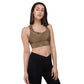 Bronze Bombshell Recycled Longline Sports Bra Avvailable in sizes XS-3XL