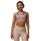 White Rainbow Kalidoscope Sports bra