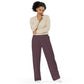 Digital details unisex wide-leg pants