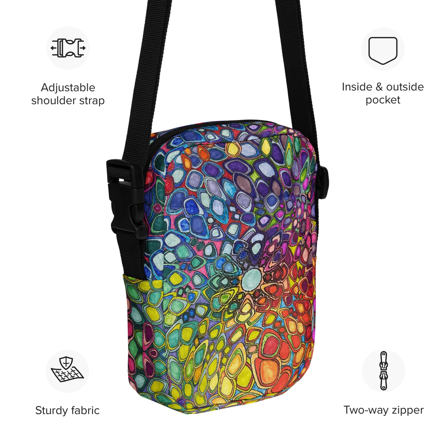 Radient Rotation crossbody bag