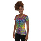 Radiant rotation Women's Athletic T-shirt