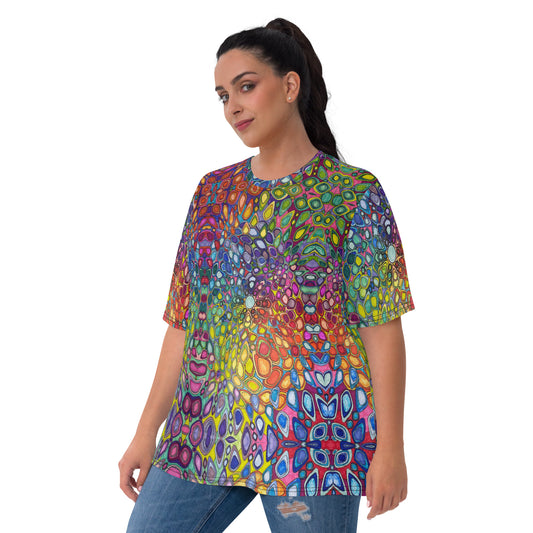 Women's T-shirt- Rainbow mandala