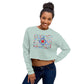 Love & Butterflies Crop Sweatshirt Women Ladies Girl Mandala