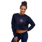Love & Butterflies Crop Sweatshirt Women Ladies Girl Mandala