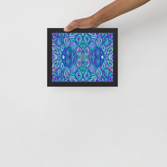 Rock Art Framed photo paper poster