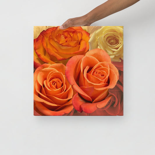 Orange Roses Thin canvas