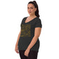 Mom in multiple languages gold Mother’s Day Women’s recycled v-neck t-shirt