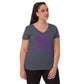 Mom in multiple languages in purple Mother’s Day t-shirt Women’s recycled v-neck t-shirt