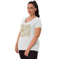 Mom in multiple languages gold Mother’s Day Women’s recycled v-neck t-shirt