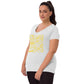Mom in multiple languages in yellow Mother’s Day t-shirt Women’s recycled v-neck t-shirt