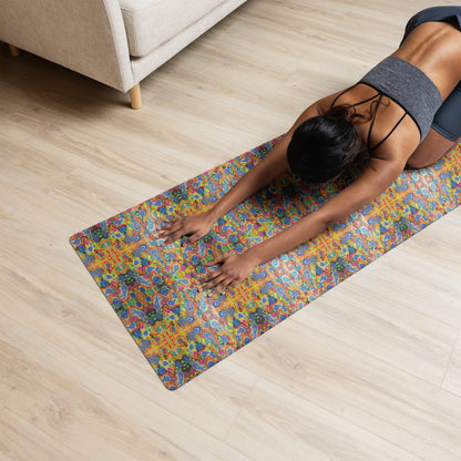 Pink Paisley Brigade Yoga mat