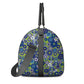 Blue lime Floral Luxury Leather Handbag