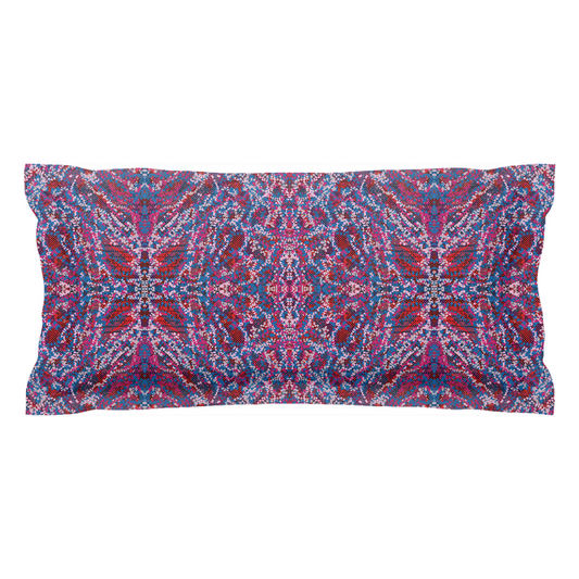 Raspberry Pillow Shams Queen and King size