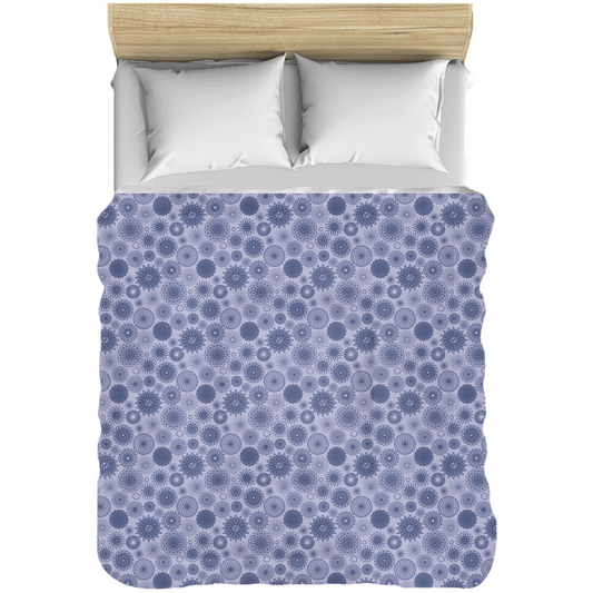 Purple Geometry Comforter