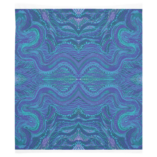 Meditation Tapestries- Blurple (Blue & Purple) Psychedelic