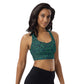 Lilly Longline sports bra, Empirical Forest