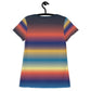 Rainbow Pride colored Women's Athletic T-shirt