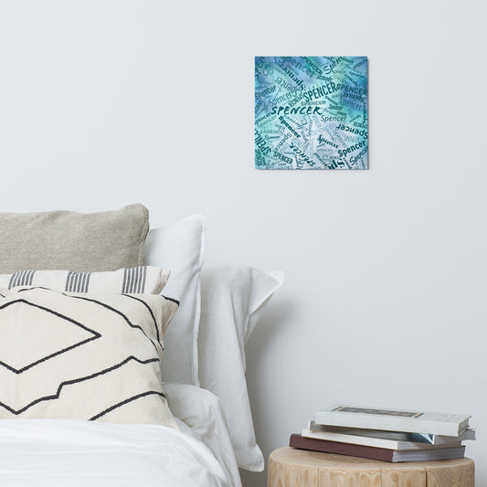 Custom Name Art - Metal Wall Art
